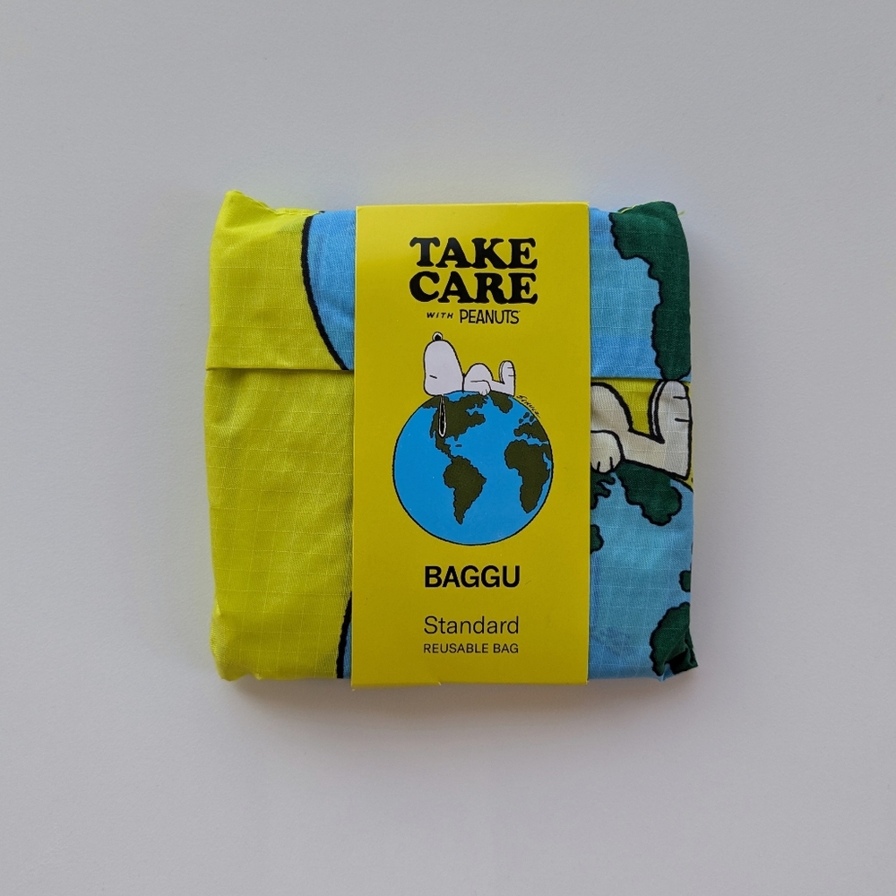 Baggu x Peanuts Earth Snoopy Standard Reusable Bag NWT
